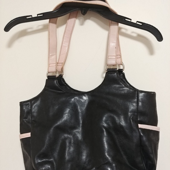 Pink and black purse with Letter J on it - Picture 3 of 5